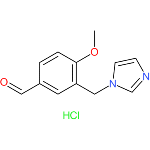 3-((1H-imidazol-1-yl)methyl)-4-methoxybenzaldehyde hydrochloride
