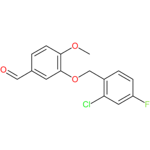 3-((2-chloro-4-fluorobenzyl)oxy)-4-methoxybenzaldehyde