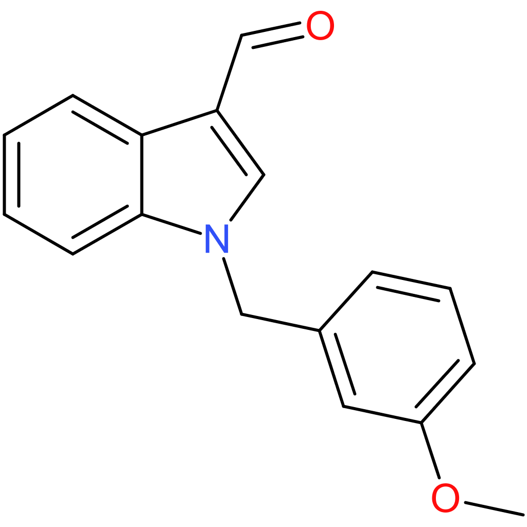 1-(3-methoxybenzyl)-1H-indole-3-carbaldehyde