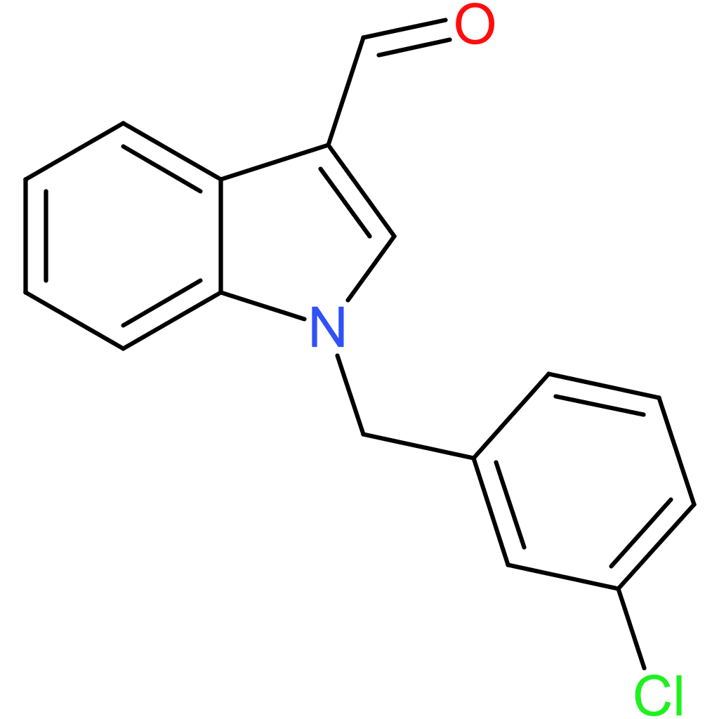 1-(3-chlorobenzyl)-1H-indole-3-carbaldehyde