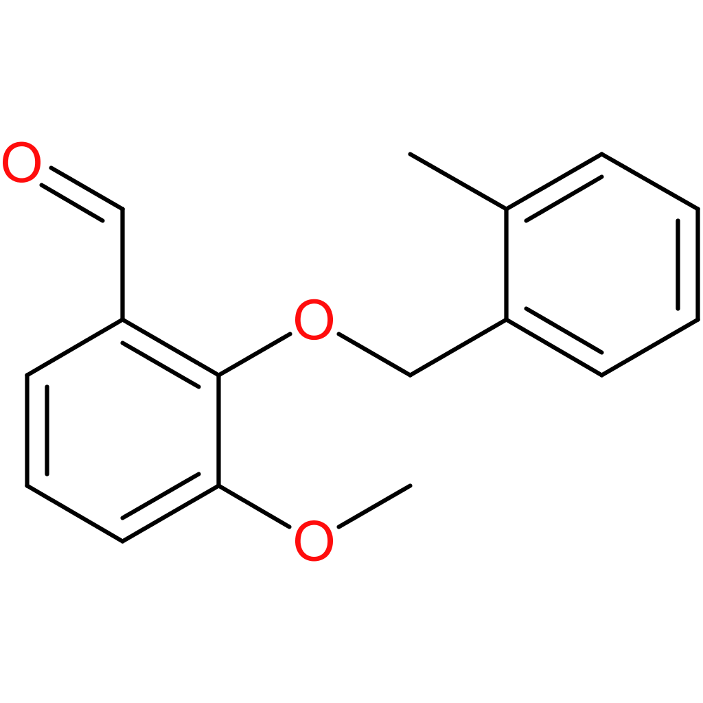 3-methoxy-2-((2-methylbenzyl)oxy)benzaldehyde