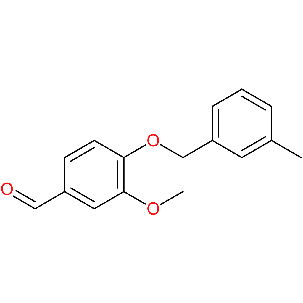 3-methoxy-4-((3-methylbenzyl)oxy)benzaldehyde