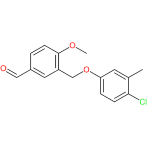 3-((4-chloro-3-methylphenoxy)methyl)-4-methoxybenzaldehyde