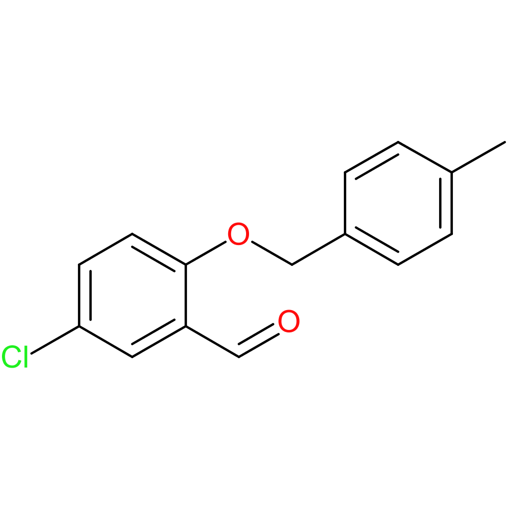 5-chloro-2-((4-methylbenzyl)oxy)benzaldehyde