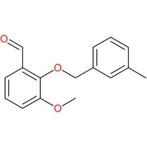 3-methoxy-2-((3-methylbenzyl)oxy)benzaldehyde
