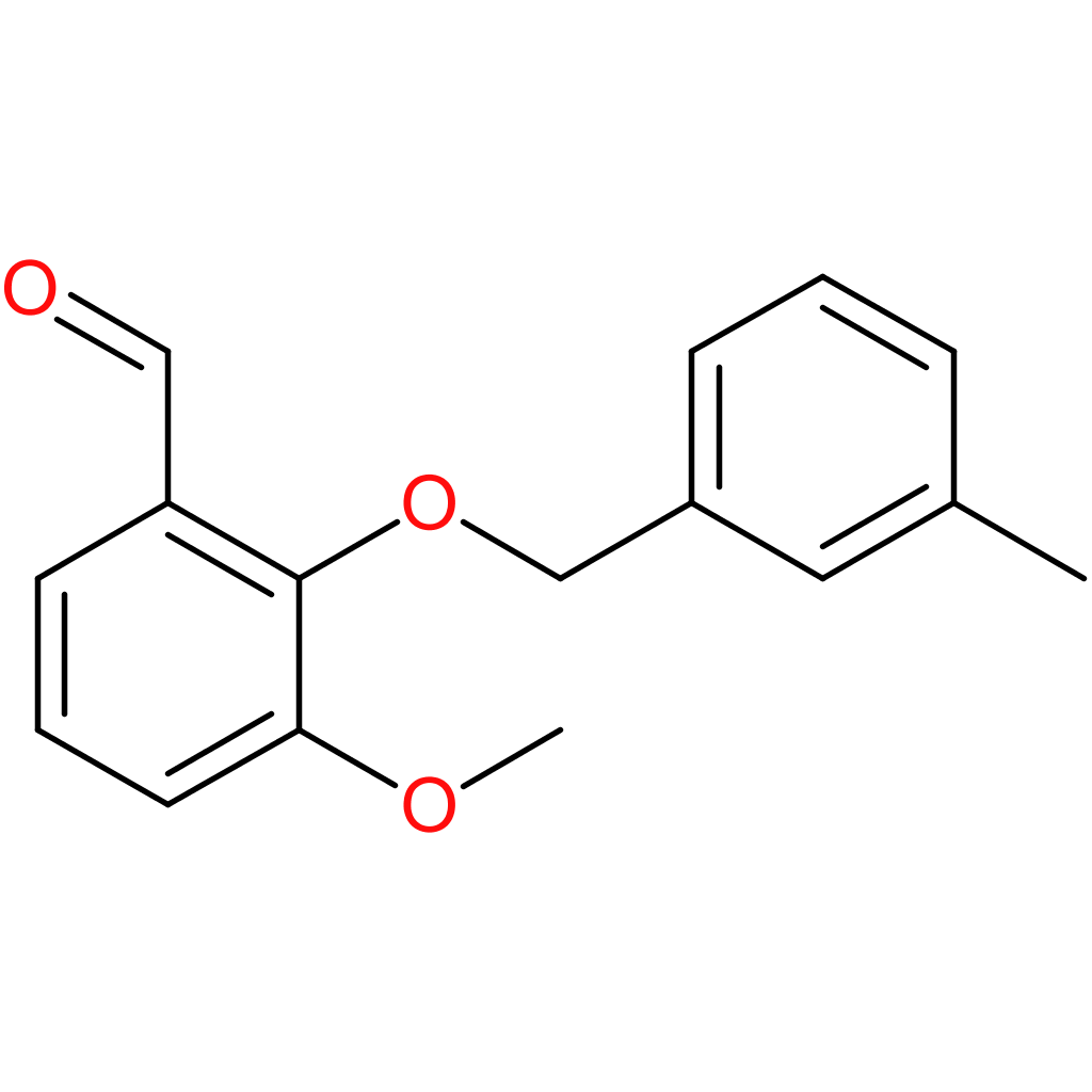 3-methoxy-2-((3-methylbenzyl)oxy)benzaldehyde