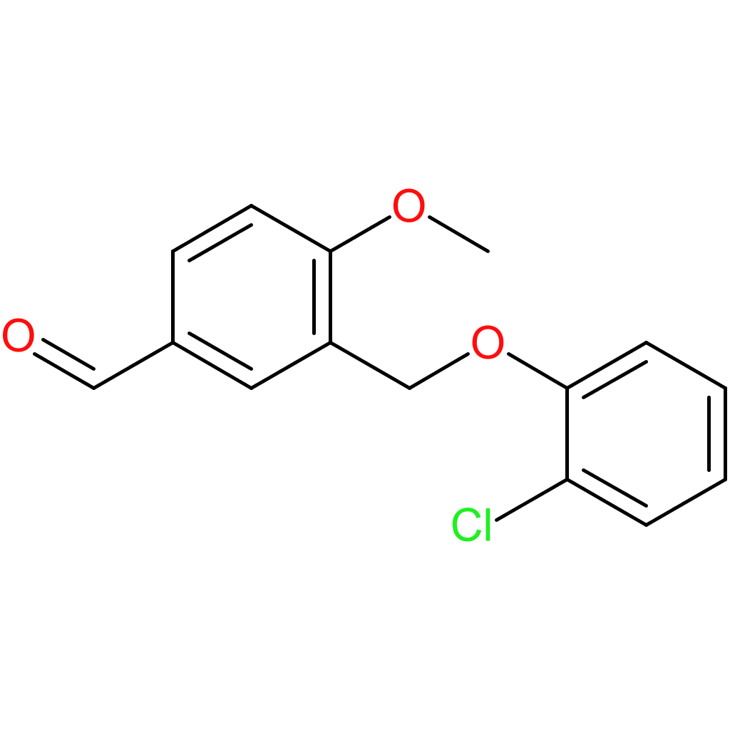 3-((2-chlorophenoxy)methyl)-4-methoxybenzaldehyde