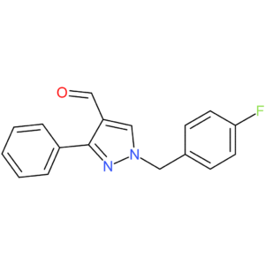 1-(4-fluorobenzyl)-3-phenyl-1H-pyrazole-4-carbaldehyde