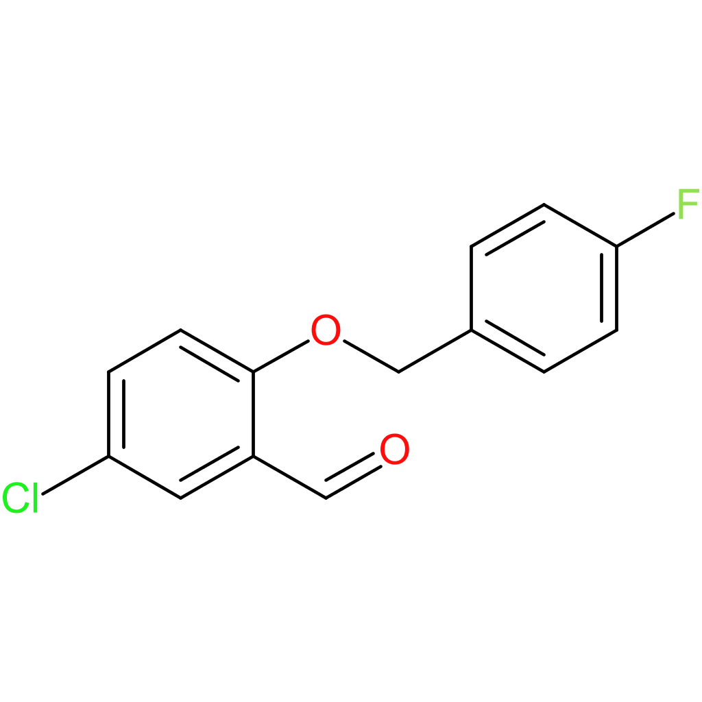 5-chloro-2-((4-fluorobenzyl)oxy)benzaldehyde
