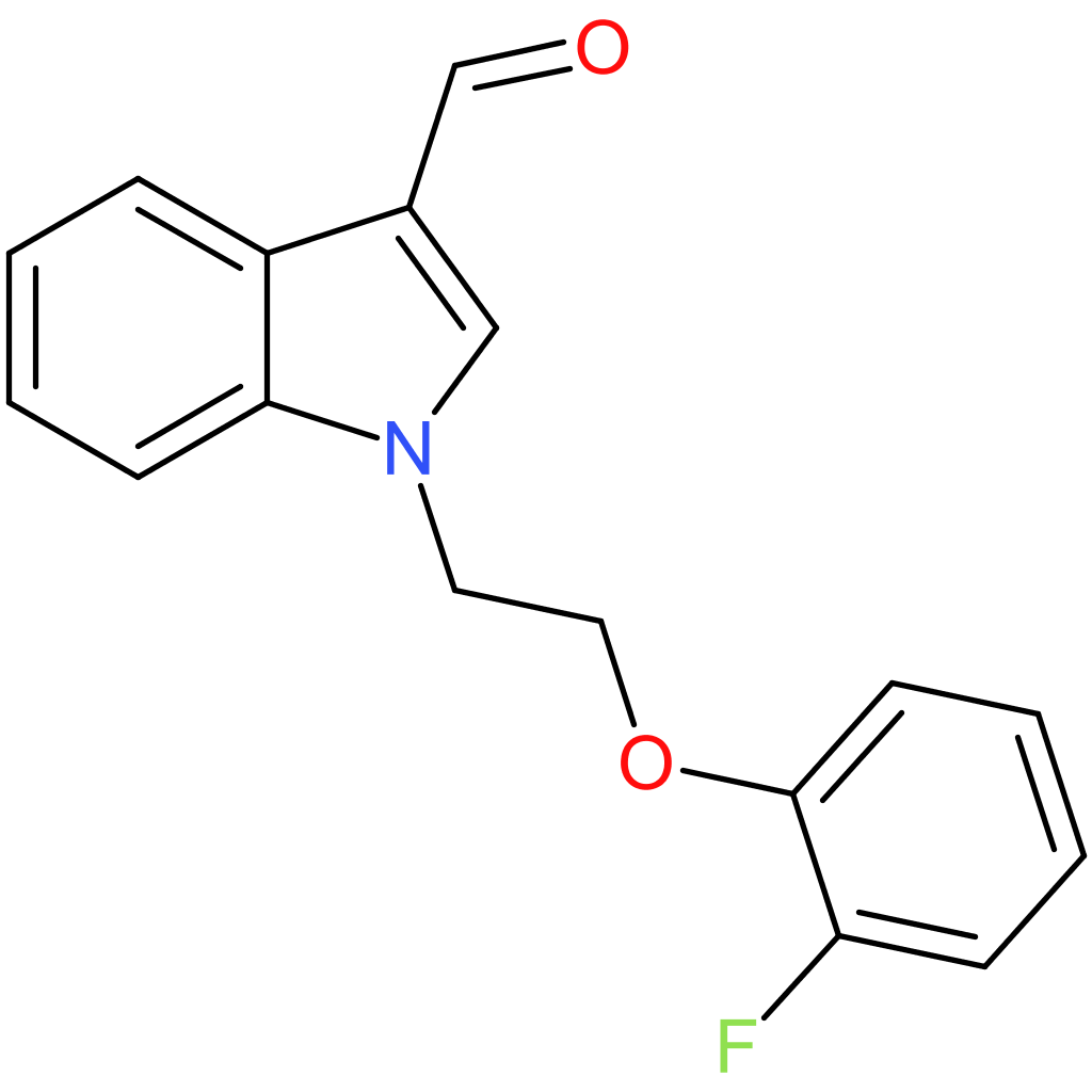 1-(2-(2-fluorophenoxy)ethyl)-1H-indole-3-carbaldehyde