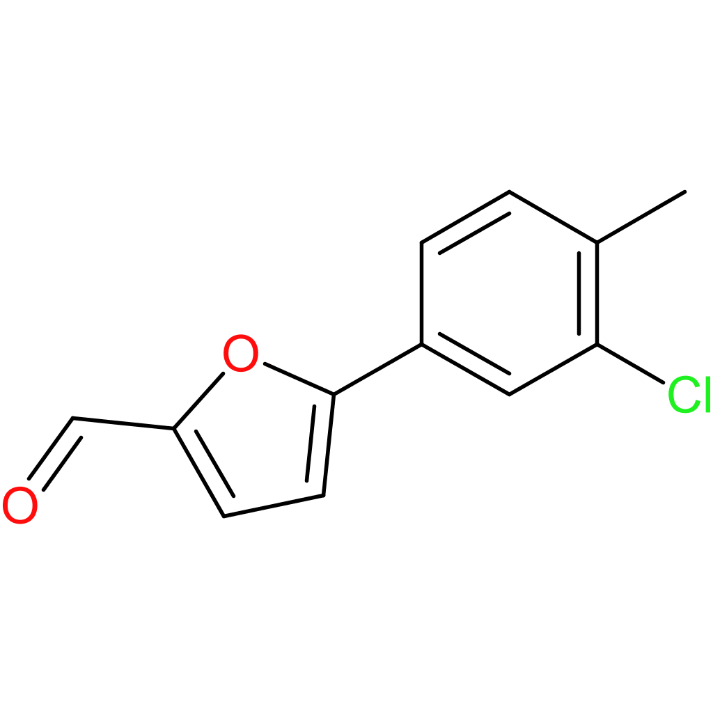 5-(3-chloro-4-methylphenyl)furan-2-carbaldehyde