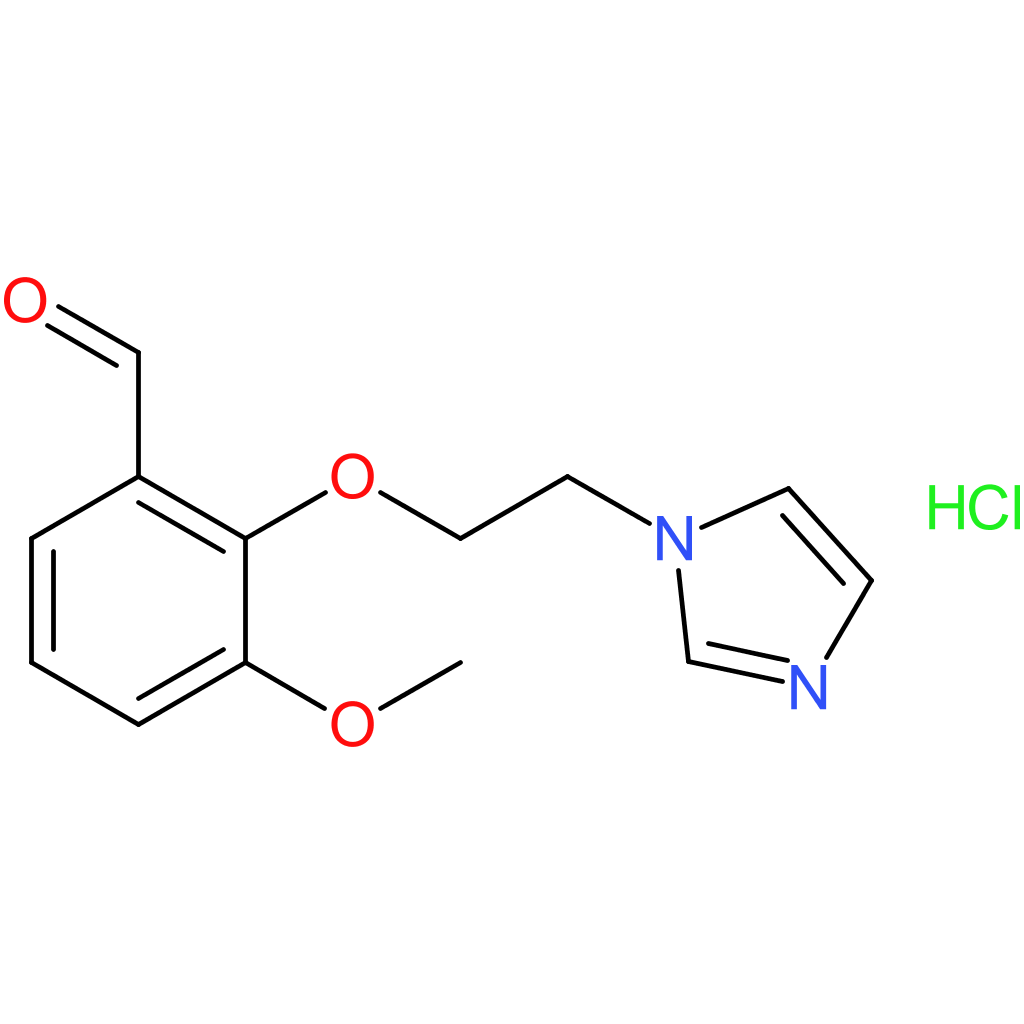 2-(2-(1H-imidazol-1-yl)ethoxy)-3-methoxybenzaldehyde hydrochloride