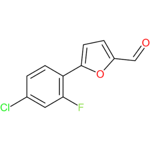 5-(4-chloro-2-fluorophenyl)furan-2-carbaldehyde