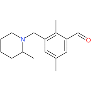 2,5-dimethyl-3-((2-methylpiperidin-1-yl)methyl)benzaldehyde