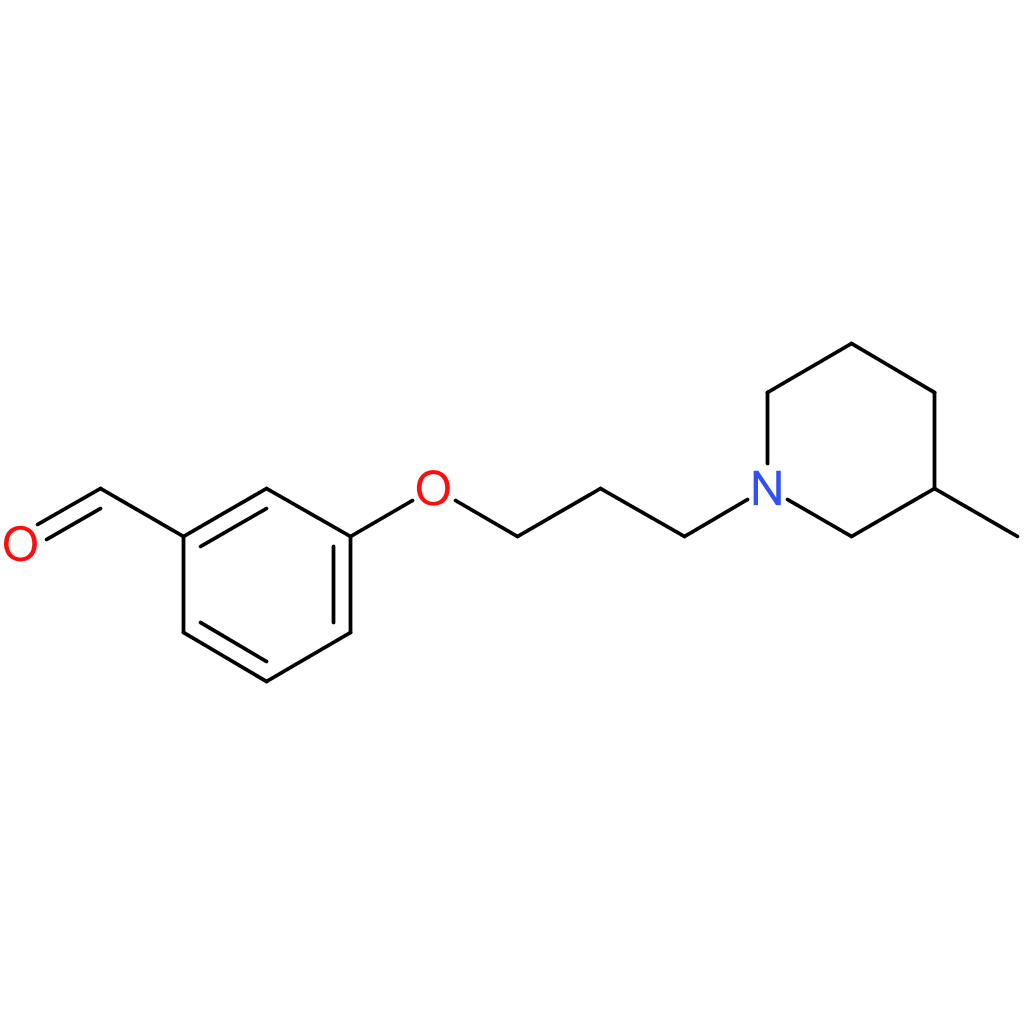 3-(3-(3-methylpiperidin-1-yl)propoxy)benzaldehyde