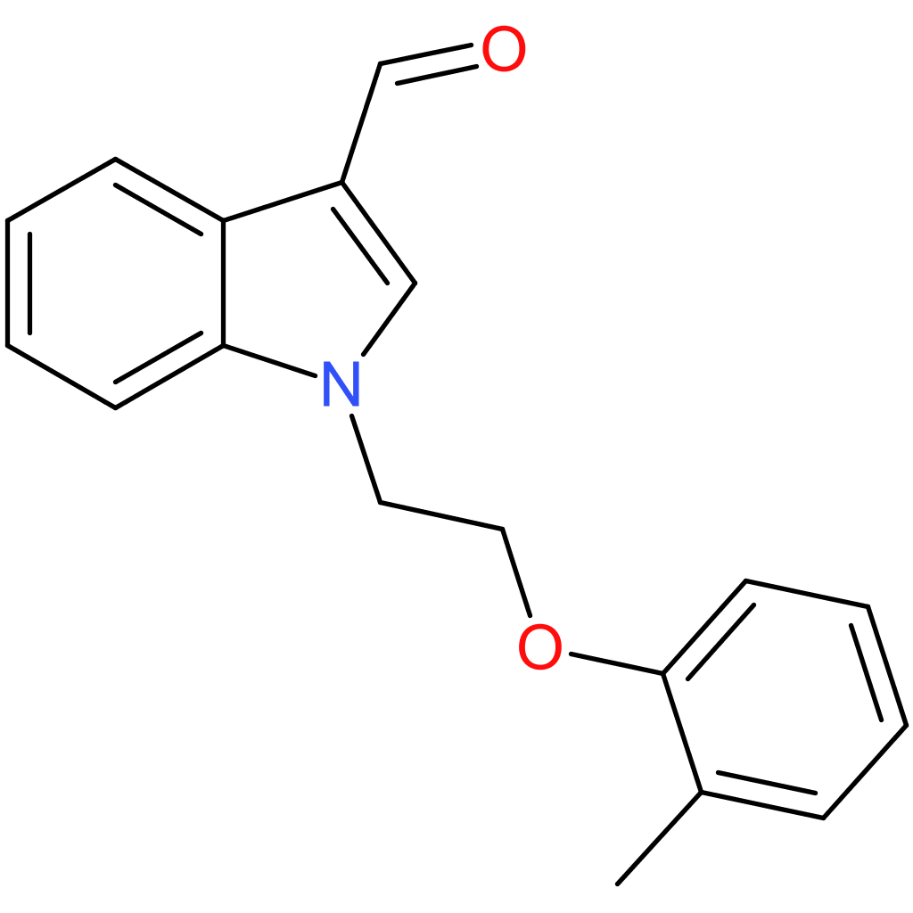 1-(2-(o-tolyloxy)ethyl)-1H-indole-3-carbaldehyde