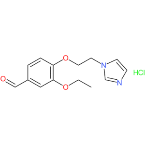 4-(2-(1H-imidazol-1-yl)ethoxy)-3-ethoxybenzaldehyde hydrochloride
