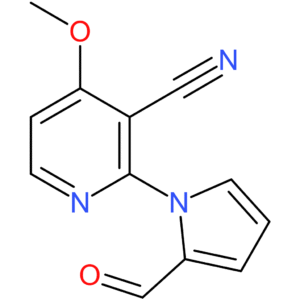 2-(2-formyl-1H-pyrrol-1-yl)-4-methoxynicotinonitrile