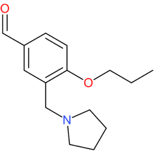 4-propoxy-3-(pyrrolidin-1-ylmethyl)benzaldehyde