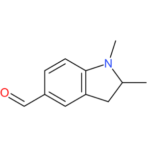 1,2-dimethylindoline-5-carbaldehyde