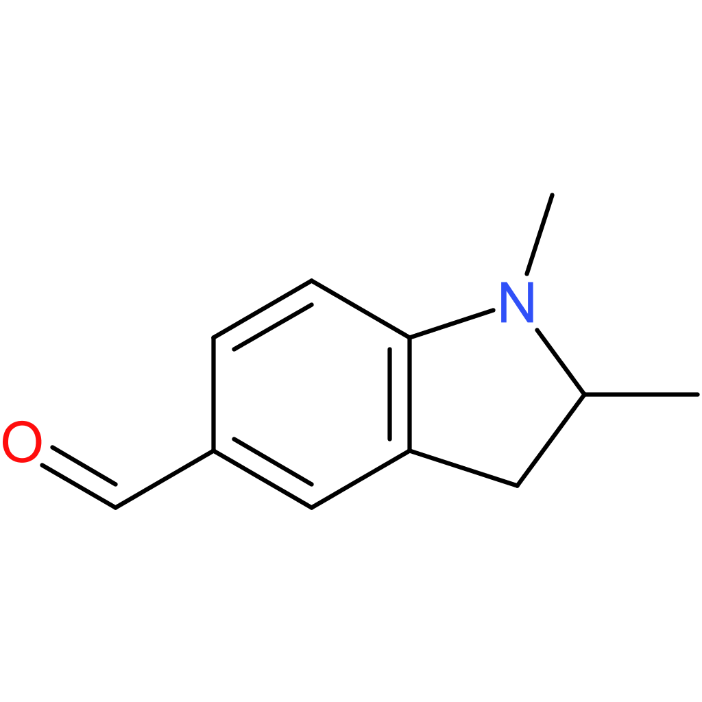 1,2-dimethylindoline-5-carbaldehyde