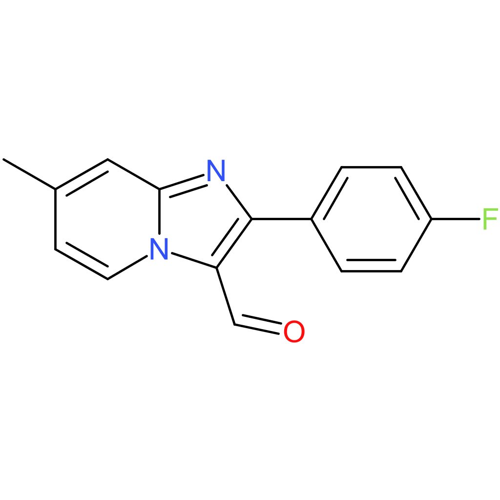 2-(4-fluorophenyl)-7-methylimidazo[1,2-a]pyridine-3-carbaldehyde