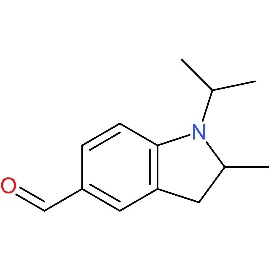 1-isopropyl-2-methylindoline-5-carbaldehyde
