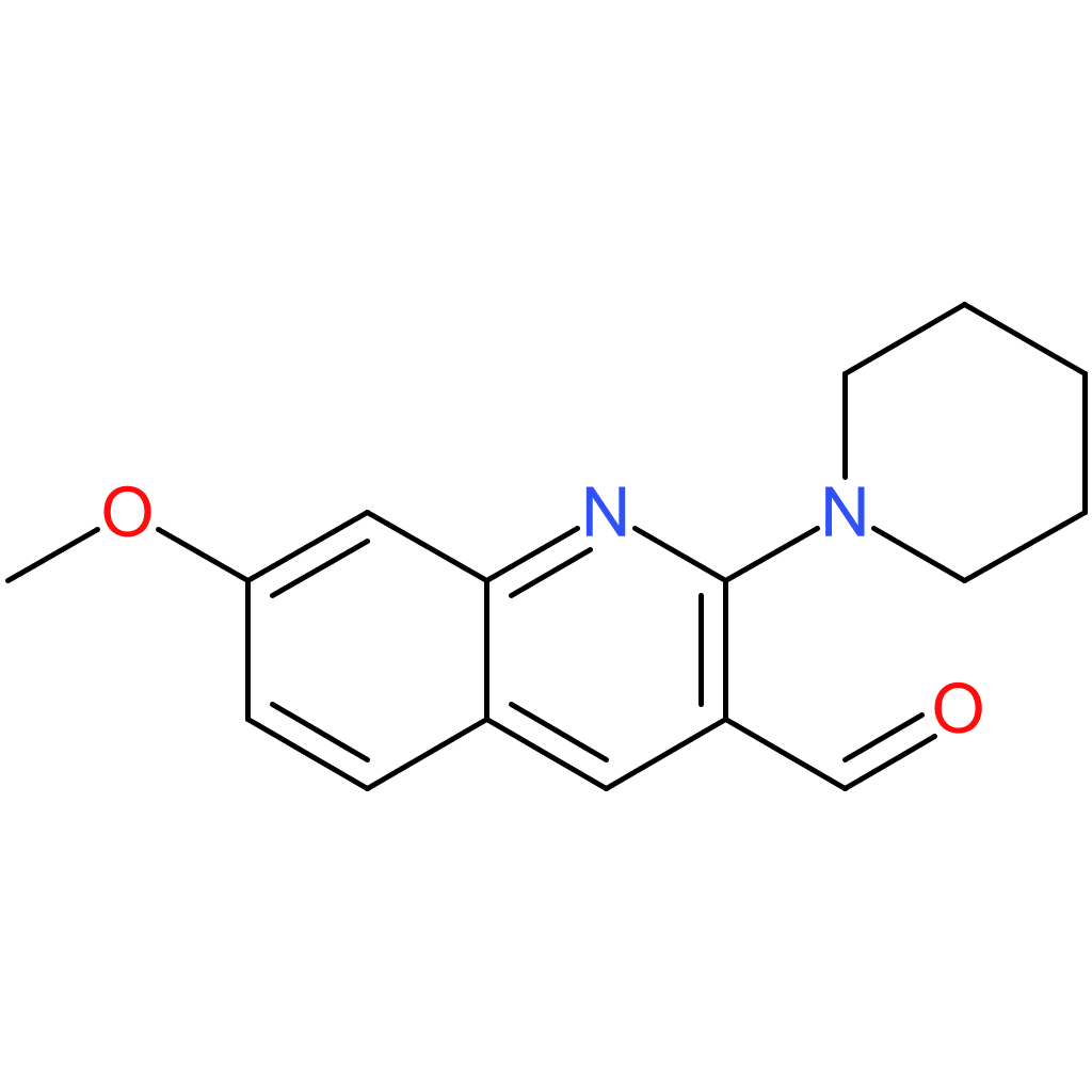 7-methoxy-2-(piperidin-1-yl)quinoline-3-carbaldehyde