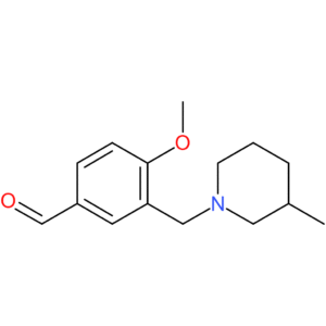 4-methoxy-3-((3-methylpiperidin-1-yl)methyl)benzaldehyde