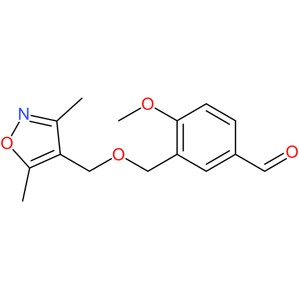 3-(((3,5-dimethylisoxazol-4-yl)methoxy)methyl)-4-methoxybenzaldehyde