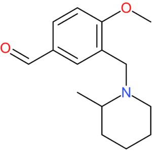 4-methoxy-3-((2-methylpiperidin-1-yl)methyl)benzaldehyde