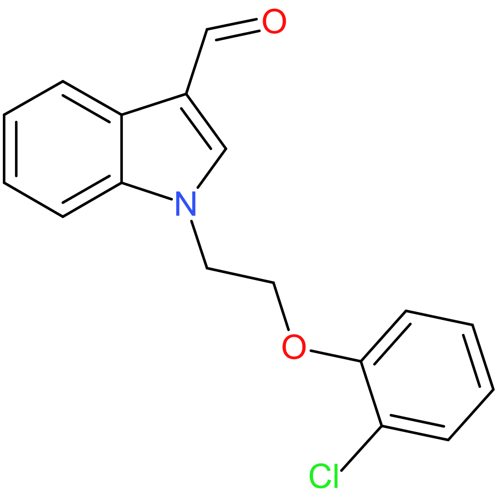 1-(2-(2-chlorophenoxy)ethyl)-1H-indole-3-carbaldehyde