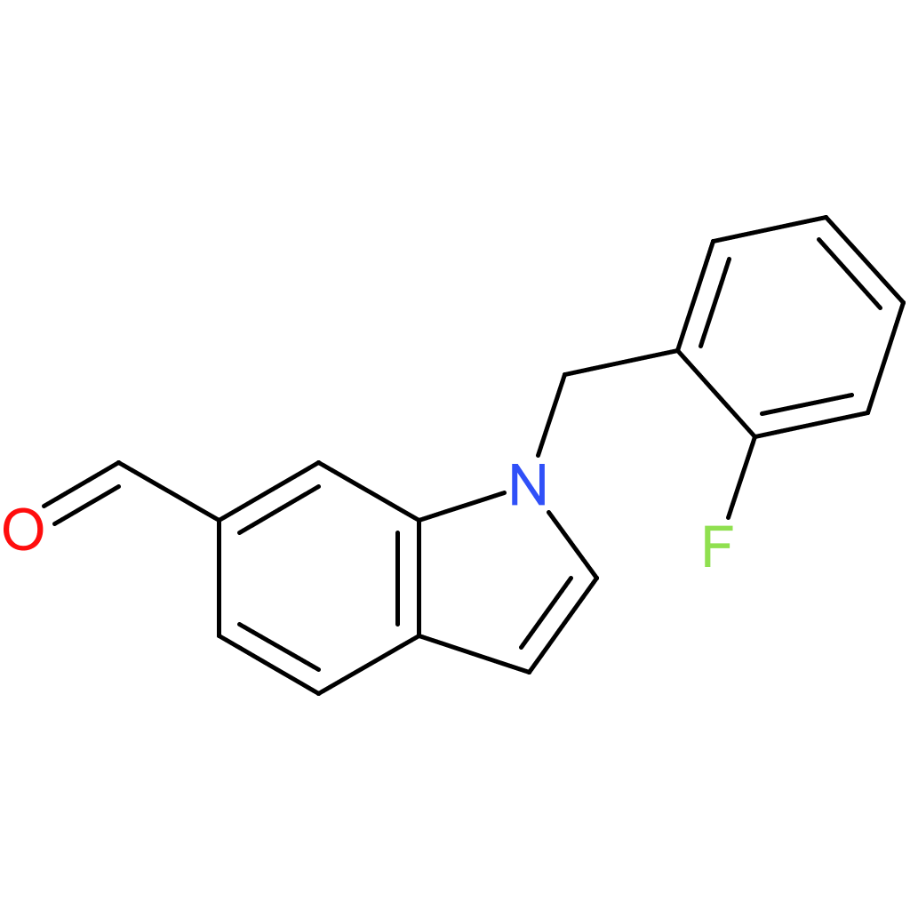 1-(2-fluorobenzyl)-1H-indole-6-carbaldehyde