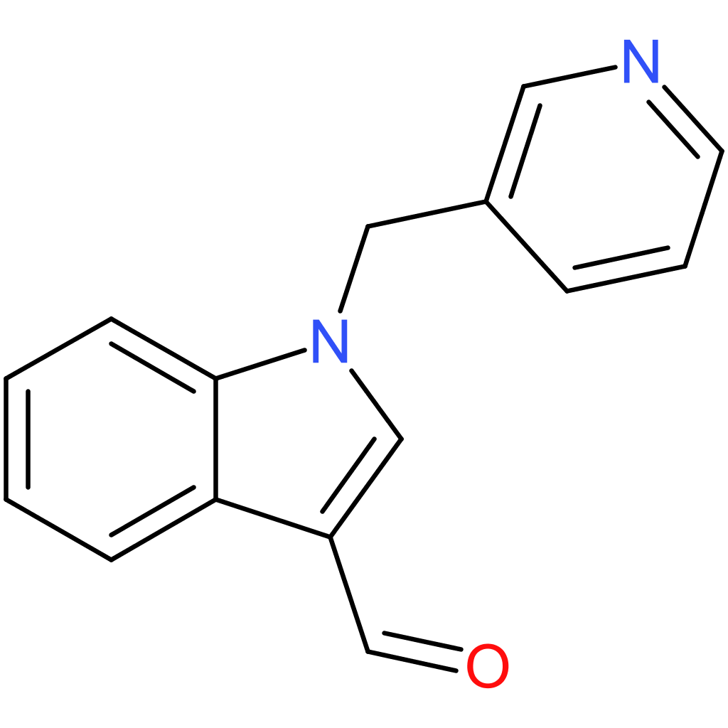 1-(pyridin-3-ylmethyl)-1H-indole-3-carbaldehyde