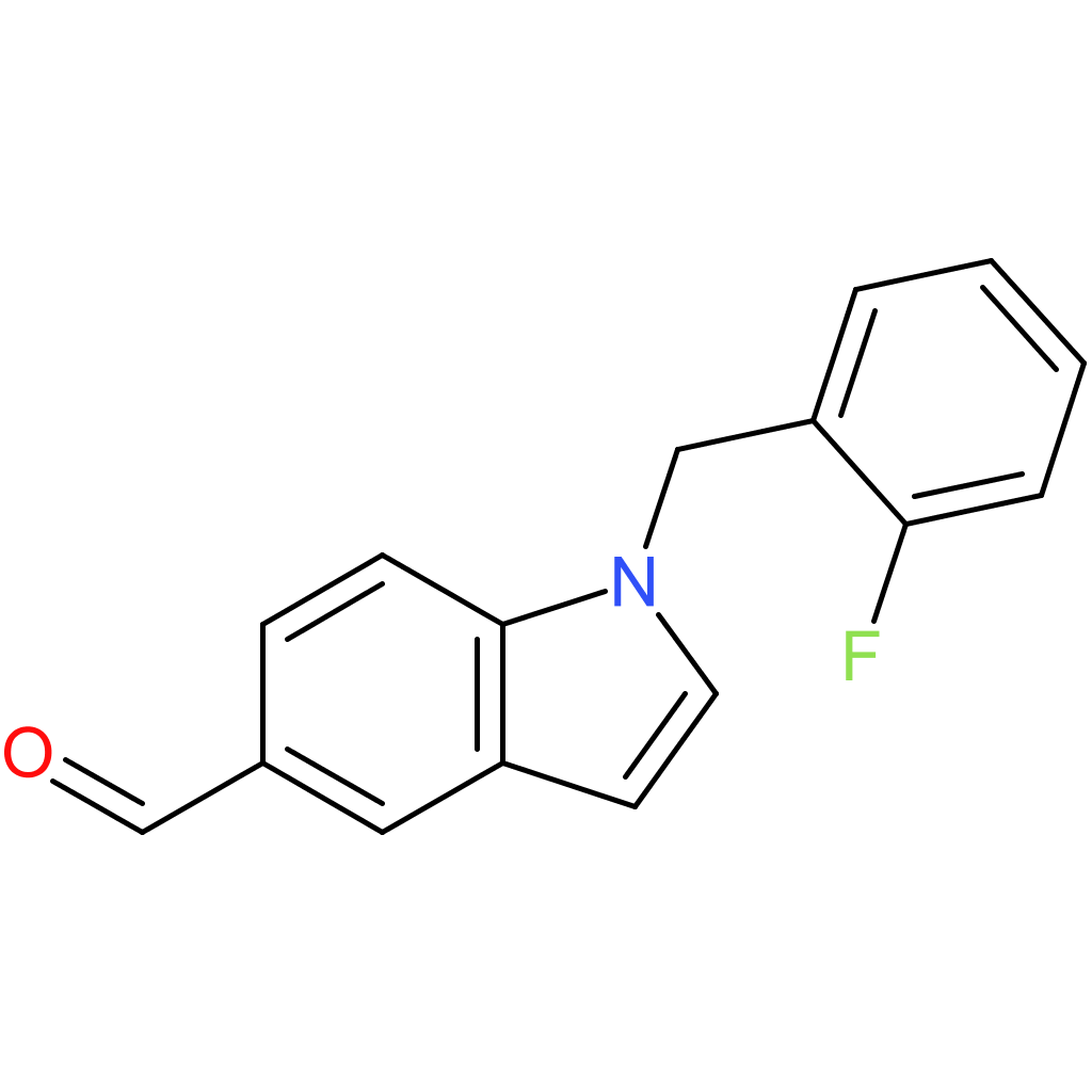 1-(2-fluorobenzyl)-1H-indole-5-carbaldehyde