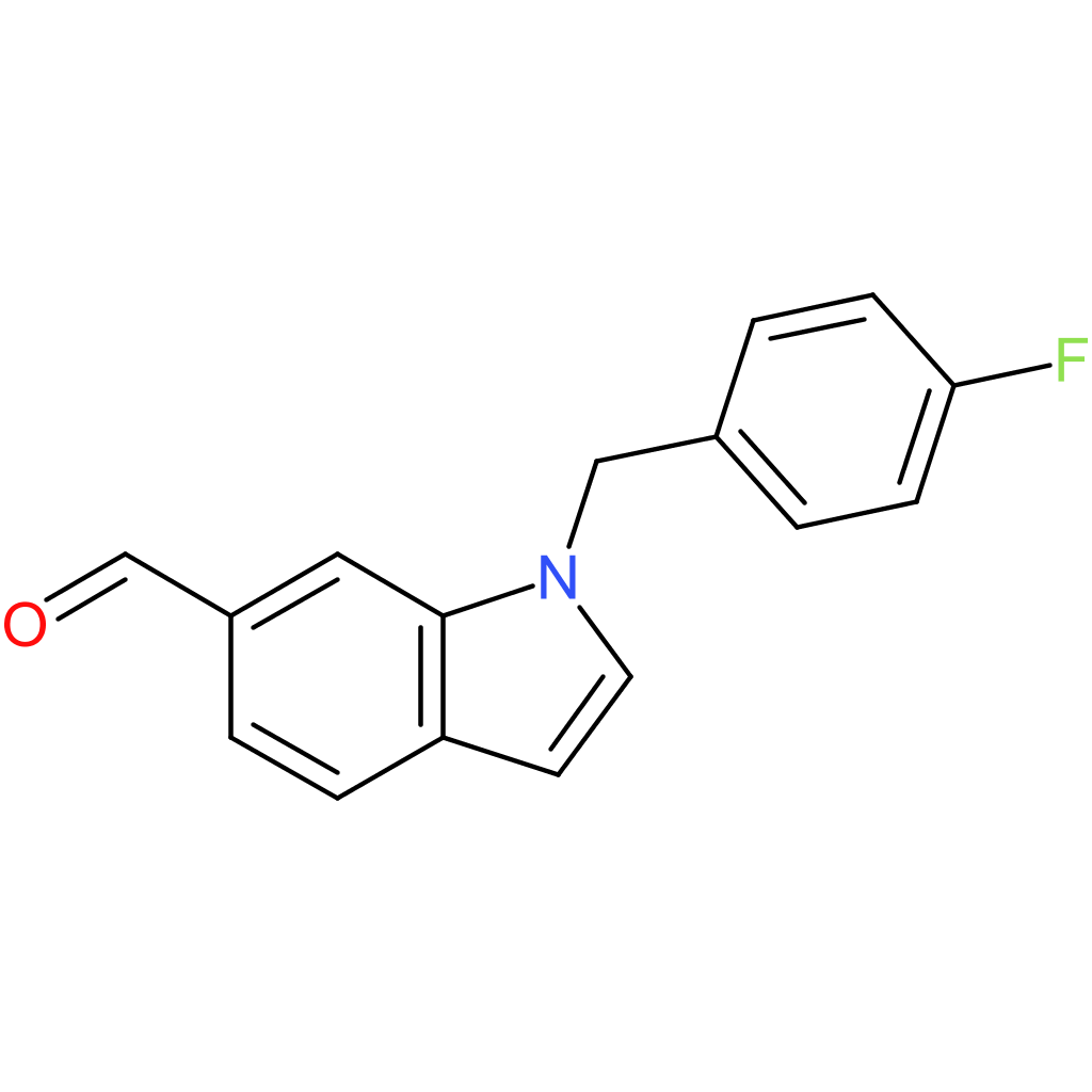 1-(4-fluorobenzyl)-1H-indole-6-carbaldehyde