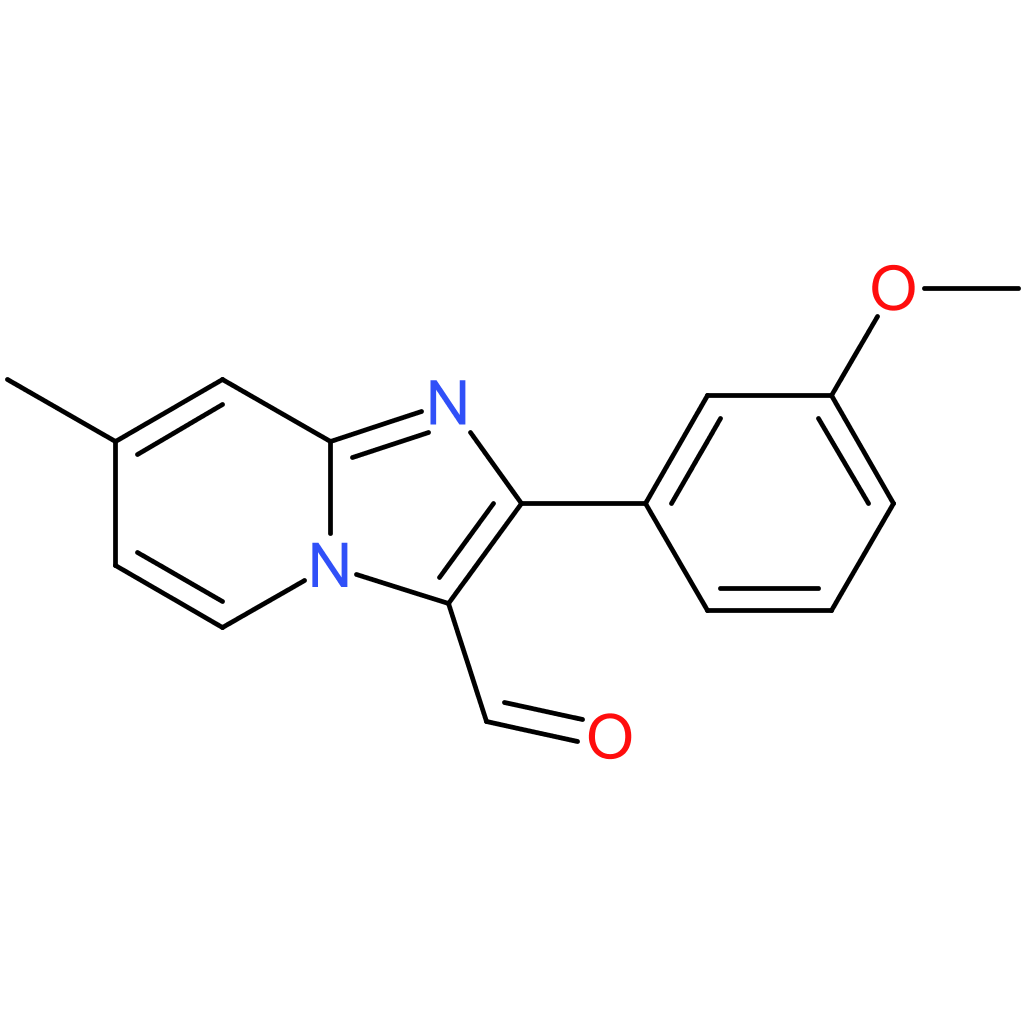 2-(3-methoxyphenyl)-7-methylimidazo[1,2-a]pyridine-3-carbaldehyde
