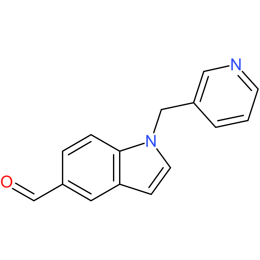 1-(pyridin-3-ylmethyl)-1H-indole-5-carbaldehyde