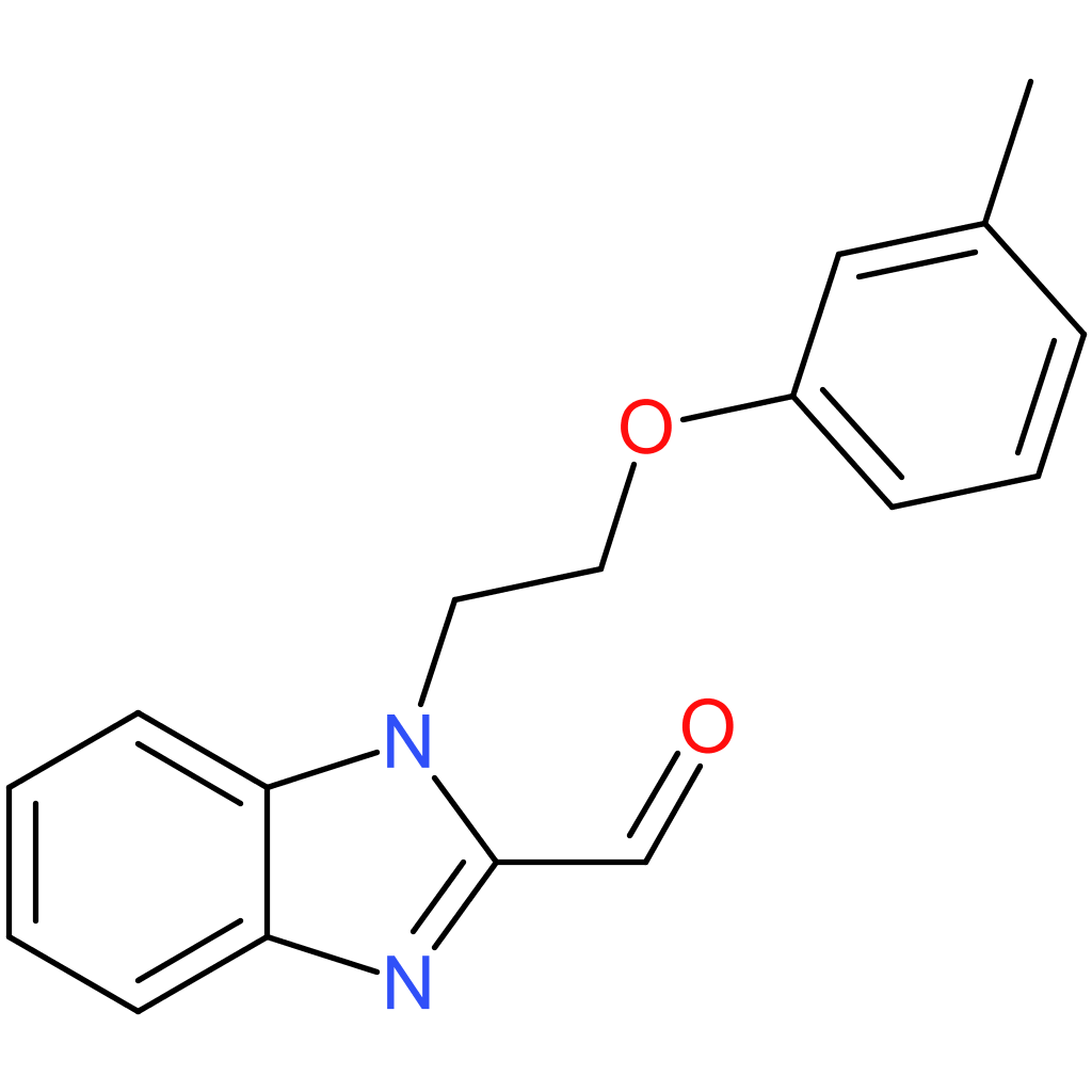1-(2-(m-tolyloxy)ethyl)-1H-benzo[d]imidazole-2-carbaldehyde