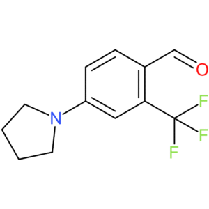 4-(pyrrolidin-1-yl)-2-(trifluoromethyl)benzaldehyde