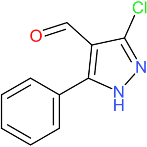 3-chloro-5-phenyl-1H-pyrazole-4-carbaldehyde