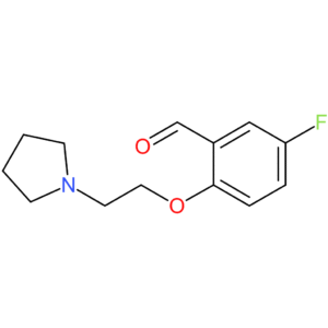 5-fluoro-2-(2-(pyrrolidin-1-yl)ethoxy)benzaldehyde