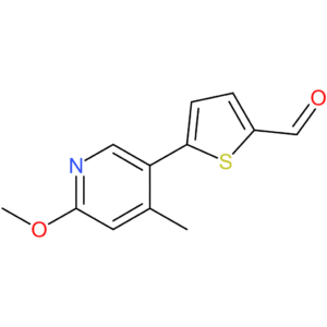 5-(6-methoxy-4-methylpyridin-3-yl)thiophene-2-carbaldehyde