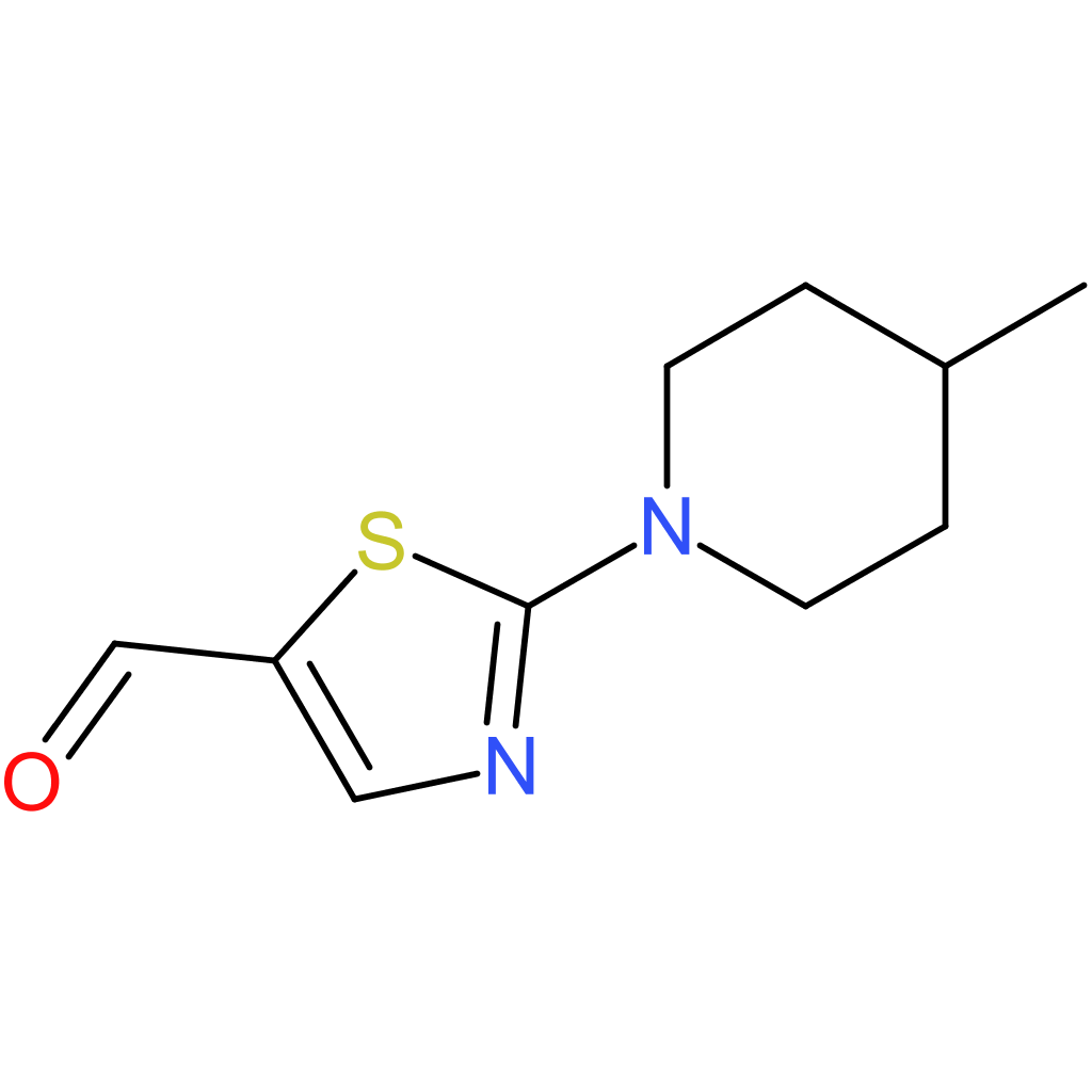 2-(4-methylpiperidin-1-yl)thiazole-5-carbaldehyde