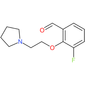 3-fluoro-2-(2-(pyrrolidin-1-yl)ethoxy)benzaldehyde