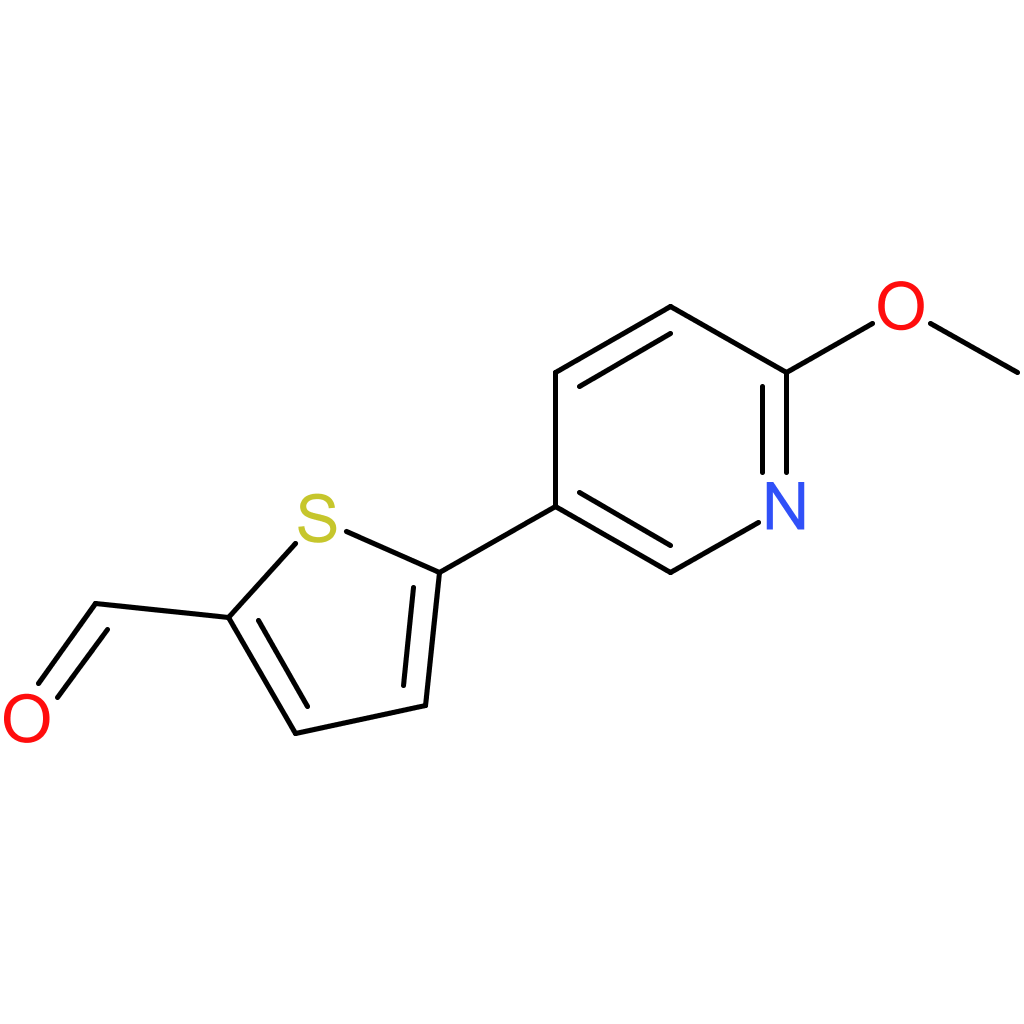 5-(6-methoxypyridin-3-yl)thiophene-2-carbaldehyde