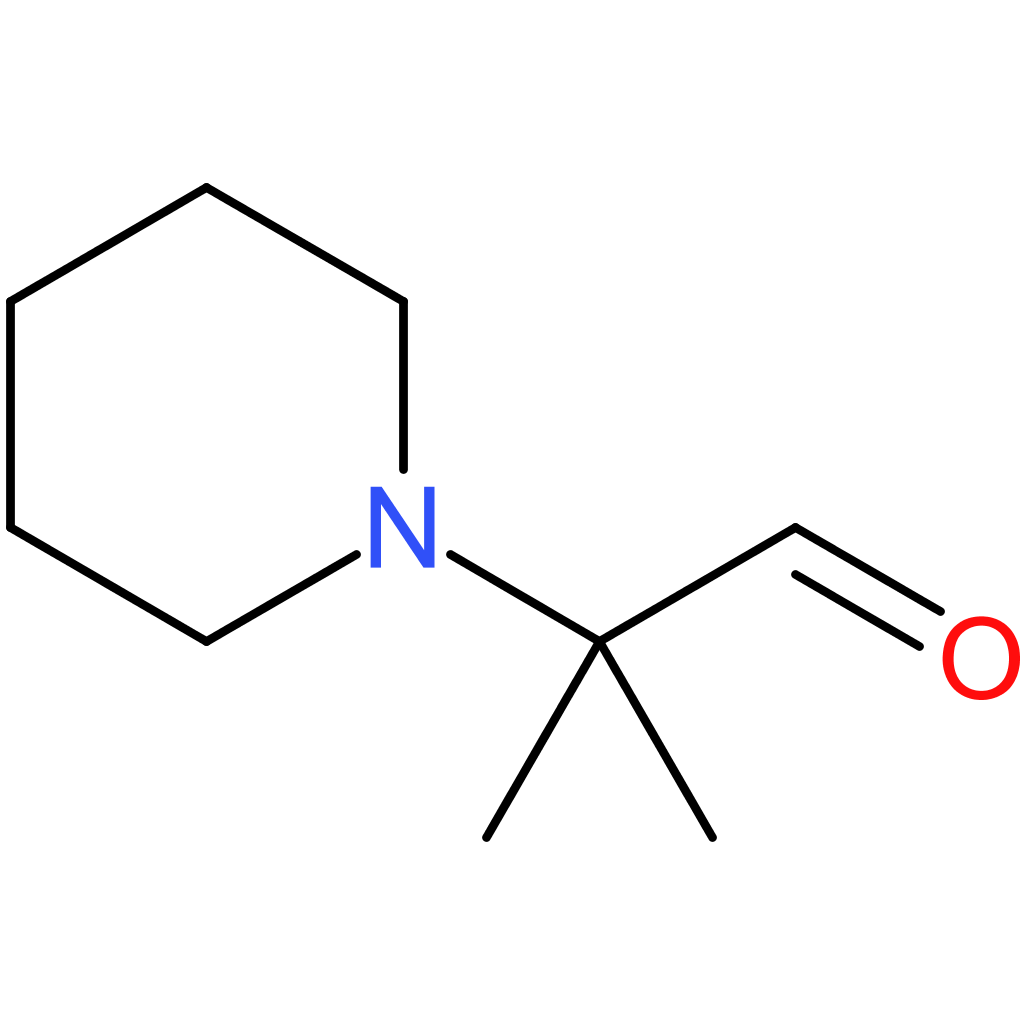 2-methyl-2-(piperidin-1-yl)propanal