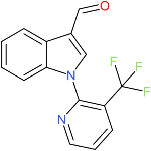 1-(3-(trifluoromethyl)pyridin-2-yl)-1H-indole-3-carbaldehyde