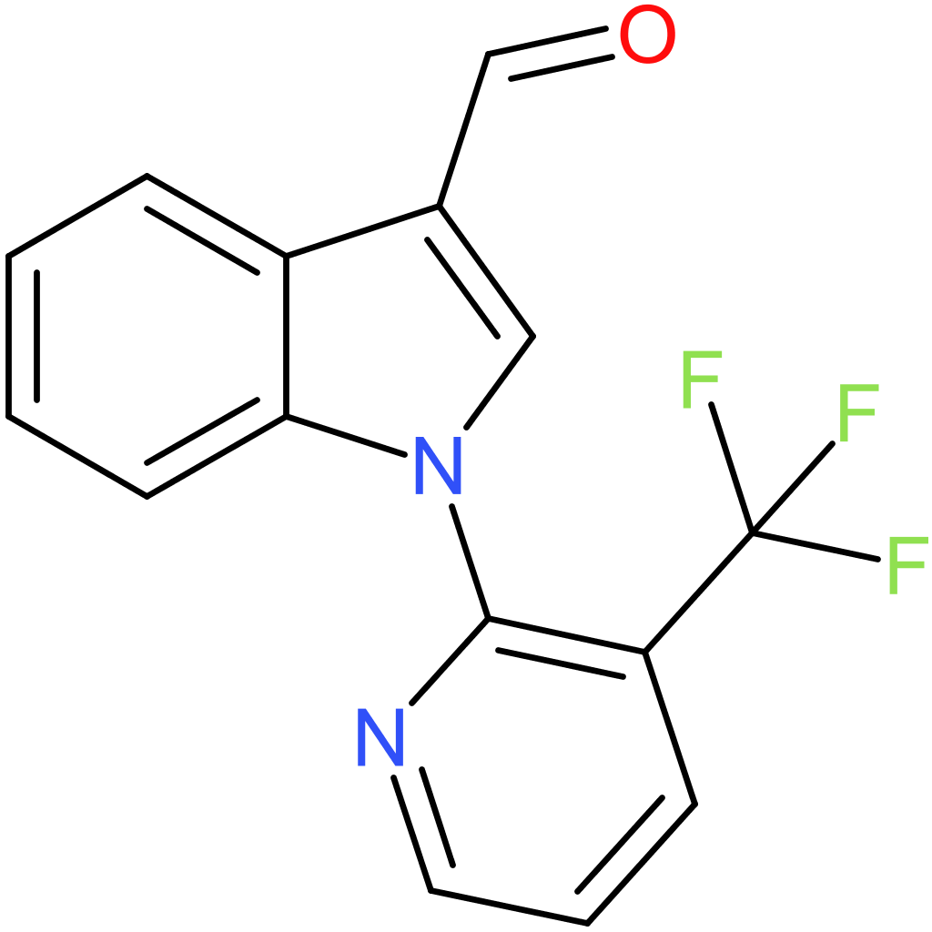 1-(3-(trifluoromethyl)pyridin-2-yl)-1H-indole-3-carbaldehyde