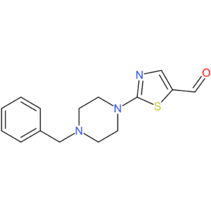 2-(4-benzylpiperazin-1-yl)thiazole-5-carbaldehyde